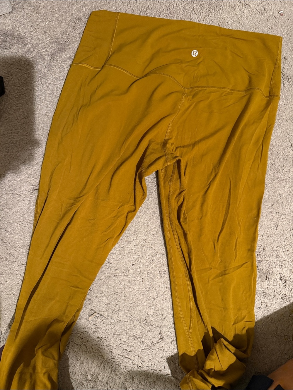 lululemon athletica Men’s Mustard Yellow Jogger Pants